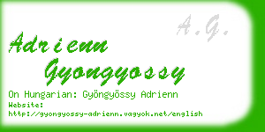 adrienn gyongyossy business card